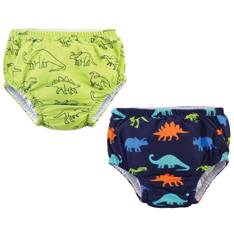 Hudson Baby Infant and Toddler Boy Swim Diapers, Dinosaurs, 1 of 6