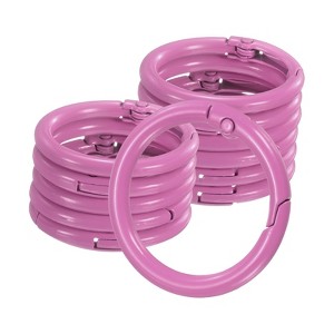 Unique Bargains Metal Spring O Rings Zinc Alloy Durable Multipurpose Lightweight Buckle - 1 of 4
