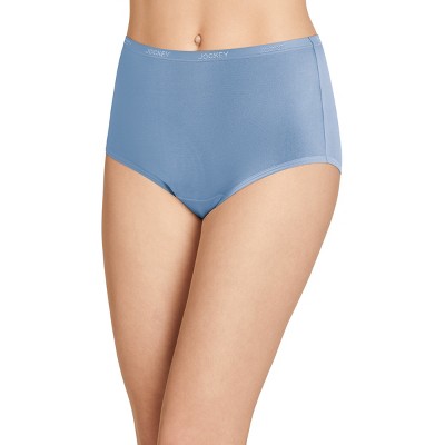 Jockey Women's Worry Free Cotton Stretch Moderate Absorbency Brief