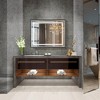 Whisen Touchable LED Bathroom Vanity Wall Mirror with HD Float Glass, Beveled Edge, Aluminum Frame and Anti-Fogging, 40"x30” - 3 of 4