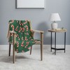 Lathe & Quill Candy Canes Green 56"x46" Woven Throw Blanket - Deny Designs - 2 of 4