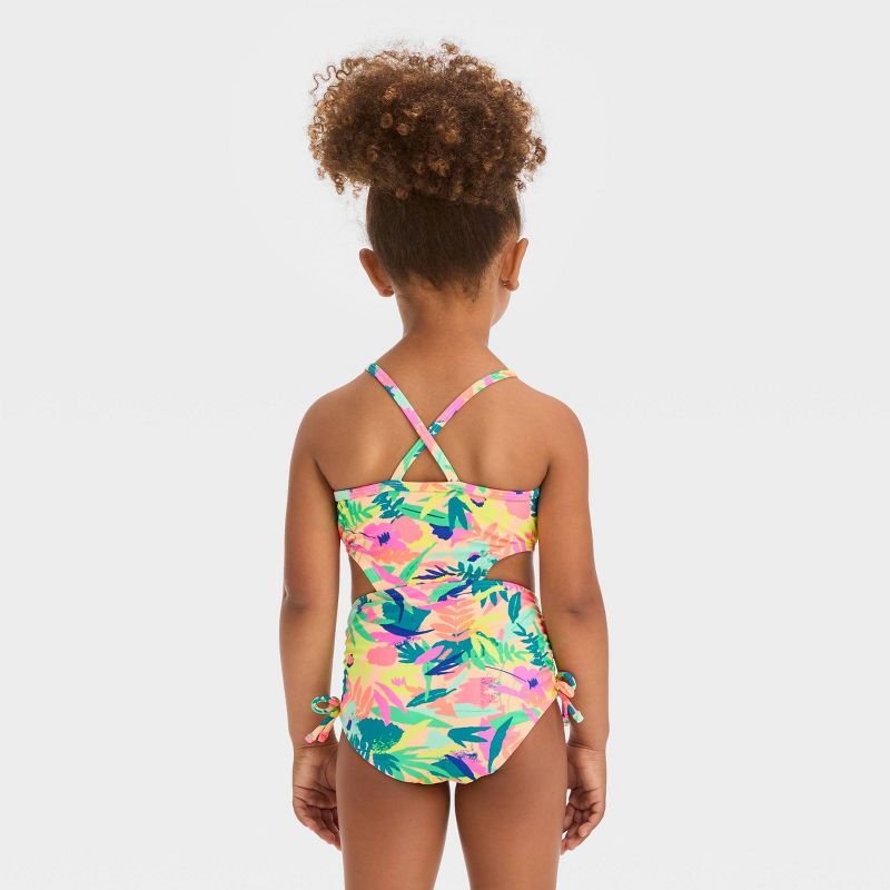 Toddler Girls' Cut Out One Piece Swimsuit - Cat & Jack™, 4 of 5