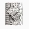 Sapphtopaz 3 Pcs Chenille Comforter Set, Cotton Printed Bedding Set Duvet Cover Set Quilt Set 1 Cover, 2 Pillow Shams, Machine Washable - 2 of 4