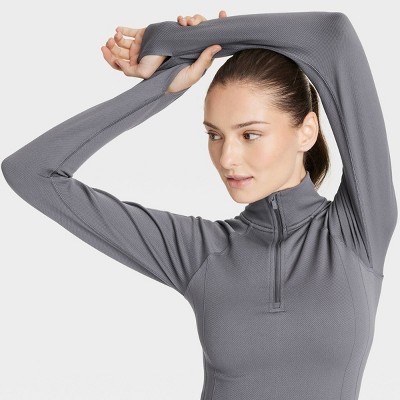 Damen Pullover Jacke Seamless 1/2 Zip - Bild 12 von 12
