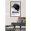 Trends International MLB Miami Marlins - Drip Helmet 22 Framed Wall Poster Prints - 2 of 4