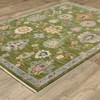 Captiv8e Designs Lorelei Vintage Traditional Green Wool Rug - 2 of 4