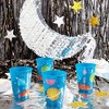 Blue Panda 16 Packs Plastic 16 oz Party Cups, Solar System Planets Galaxy Space Reusable Tumblers for Kids Birthday - 2 of 4
