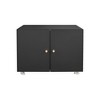 QingMoon Mobile Printer Tables, with Door Adjustable Shelf File Cabinet on Wheels Office Furniture Copier Cabinet for Home Office - 3 of 4