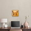 Art Remedy Golden Ochre Butterfly Elegant Butterfly Wall Art Framed - 2 of 4