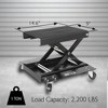 Pyle Motorcycle Jack with Dolly - Heavy Duty Scissor Lift, 2200 lbs Capacity - PLMOTJC11 - 4 of 4