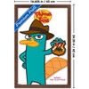 Trends International Disney Phineas and Ferb - Perry The Platypus Feature Series Framed Wall Poster Prints - 3 of 4