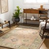 Mark & Day New Albany 2'x3' Rectangle Tufted Indoor Area Rugs Peach: Handwoven Wool Medallion, Stain-Resistant, Traditional Decor - 2 of 4