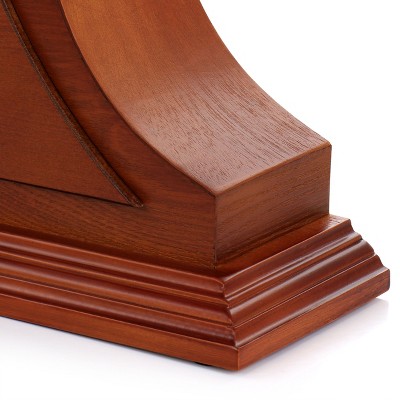 Mahogany Cherry Oak Mantel Clock with Roman Numerals