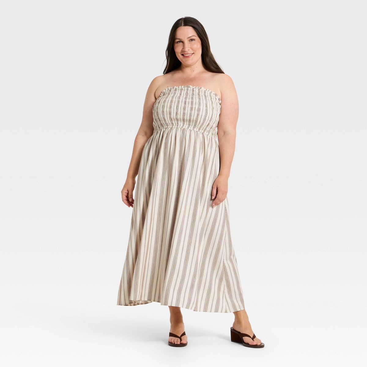 Women's Smocked Maxi Dress - A New Day™ - thumbnail 10