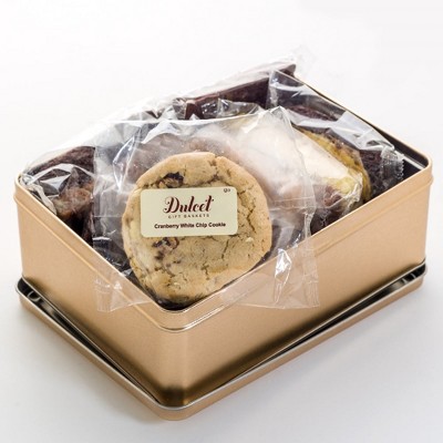 Dulcet Gift Baskets Delightful Sweets Sampler Gift Tin