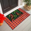Evergreen Red and Black Buffalo Check Layering Mat 11.5 x 9.5 inches Indoor and Outdoor Decor - 3 of 4