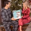 ADR Men's Plush Fleece One Piece Hooded Footed Zipper Pajamas Set, Soft Adult Jumpsuit PJs with Hood - 3 of 4