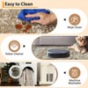 Living Room Machine Washable Non Slip Low Pile Lightweight Chenille Print Rug Vintage Retro Rugs for Bedroom Dining Room Home Office - 4 of 4