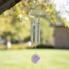 Woodstock Chimes Flower Wind Chime Pink Cosmos 22" - 2 of 4