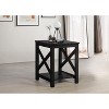 Home Design Novato 3 pieces Coffee Table Set, Black - 3 of 4
