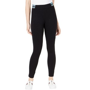 bar III Womens Metallic-Stripe Casual Leggings - 1 of 1