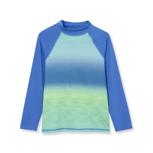 Lands' End Kids Long Sleeve UPF 50 Sun Protection Rash Guard - 1 of 2