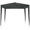 vidaXL Professional Party Tent 8.2'x8.2' Anthracite 0.3 oz/ftÂ² - 3 of 4