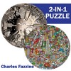Spin Flip Puzzle: Charles Fazzino 2L- 14 Rings - 2-In-1: Double-Sided Puzzle,8+ - 2 of 4