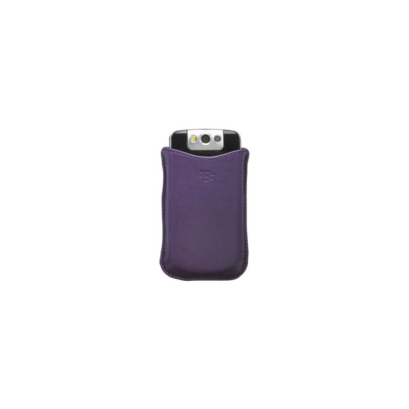 Blackberry - Synthetic Pocket Case for Blackberry 8220  - Purple, 1 of 2
