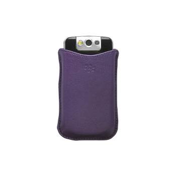 Blackberry - Synthetic Pocket Case for Blackberry 8220  - Purple