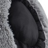 Round Calming Shaggy Faux Fur Donut Pet Bed by Sweet Home Collection® - 3 of 4