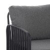PAGED Patio Dining Chairs Modern Outdoor Chair with Waterproof Thick Cushion for Patio, Porch, Yard - 2 of 4