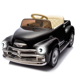 12V Kids Ride On Car, Licensed Chevrolet 3100 Pickup Battery Powered Electric Vehicle with Remote Control - 1 of 4