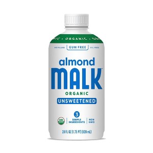 Malk Unsweetened Pure Almond Milk - 28 fl oz - 1 of 3