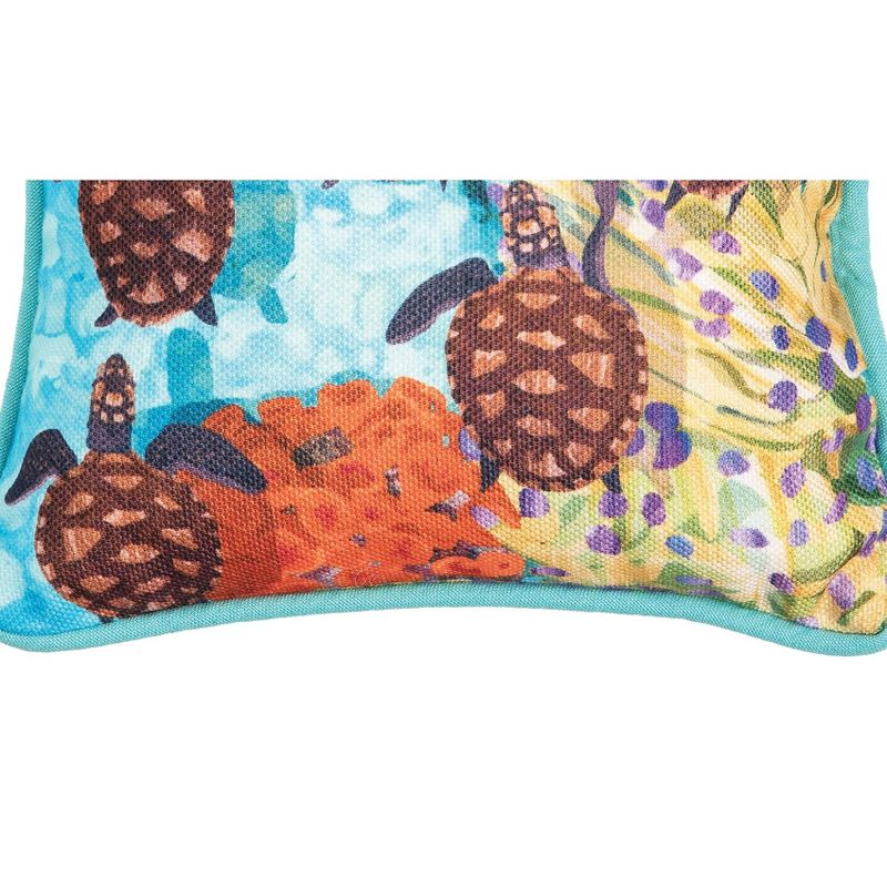 C&F Home 8" x 8" Baby Turtles Petite Printed Throw Pillow, 3 of 5