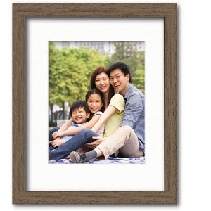 Courtside Market Classic Hues Portrait Frame Collection Walnut 11"x14" 1-8x10 Opening - 1 of 2