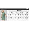 Ekouaer Women's Maternity Dress Short Sleeve Casual Pregnancy Dresses Rib Knit Crewneck Pregnant Clothes with Belt - 4 of 4