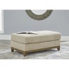 Signature Design by Ashley Traditional Parklynn Ottoman, Desert Brown - 2 of 4