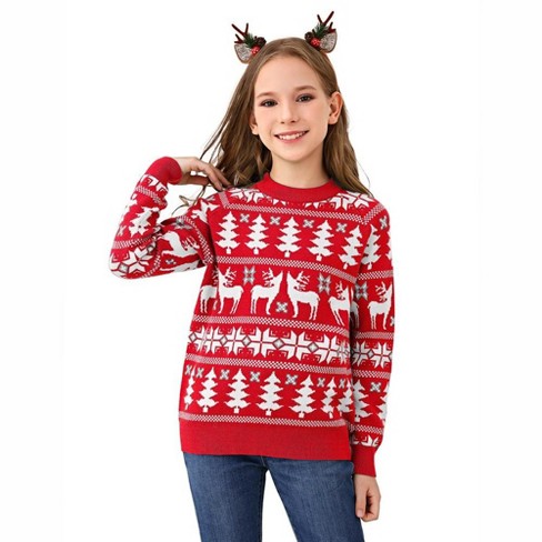 Christmas sweater snowflake deals