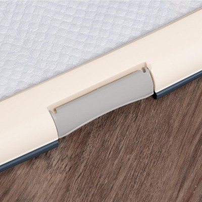 Navy and White Plastic Dog Pad Holder with Non-Skid Feet