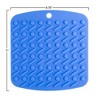 Silicone Pot Holder, Trivet Mat, Jar Opener, Spoon Rest, and Garlic Peeler - 4 pc - by Hastings Home - 3 of 4