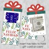 Big Dot of Happiness Feliz Navidad - Holiday and Spanish Christmas Party Money and Gift Card Sleeves - Nifty Gifty Card Holders - 8 Ct - 3 of 4