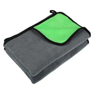 Unique Bargains Microfibre Car Drying Towel 31.5"x23.62" Extra Large Car Cleaning Detailing Absorbent Colossal Car Drying Cloth 2 Pcs - 1 of 4