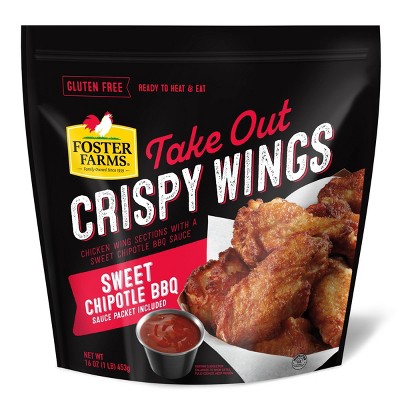 Foster Farms Chipotle BBQ Take Out Chicken Wings - Frozen - 16oz