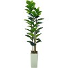 Artificial Potted Flower Tree, Faux Plant for Holidays, Home, Office, Wedding & Party—Indoor/Outdoor Decor, Ideal Gift - 2 of 4