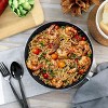 Oster Luneta 8 Inch Aluminum Nonstick Stovetop Frying Pan in Blue - 3 of 4