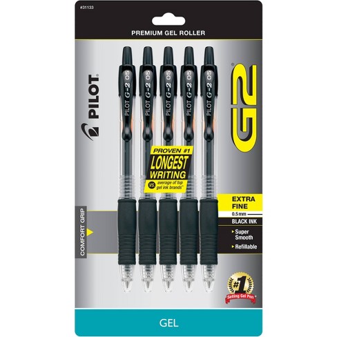 Gel Ink Pens, Gel Pens, Fine Nib Pen Set, 0.5mm Nib Pens, Set of