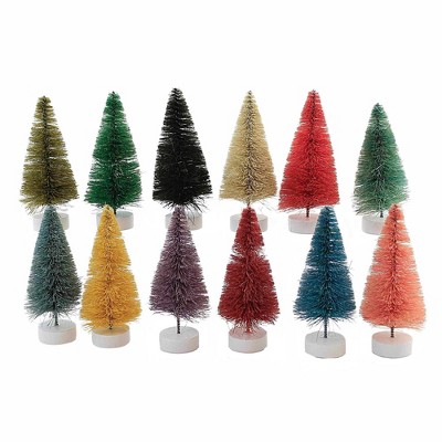 Christmas Rainbow Trees Set/12 Small Br Cody Foster - Decorative ...