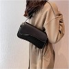 Shoulder Bag for Women Y2K Trendy Purse Vegan Leather Hobo Handbags Clutch Saddle Bag with 2 Removable Strap - 2 of 4