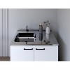 LunaLulinlk Utility Sink Cabinet, Kitchen, White - 3 of 4